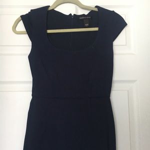 Navy knee length dress
